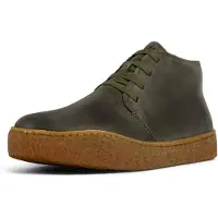 Camper Bottines à lacets 'Peu Terreno' caramel / vert foncé
