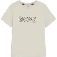 BOSS T-shirt Slim en coton avec logo imprimé pour enfant