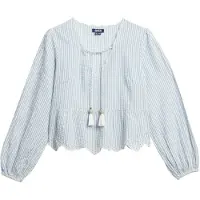 Superdry Chemisier bleu clair / blanc