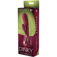 Dream Toys Dinky Jimmy K. Rabbit vibromasseur muni d’un stimulateur clitoridien 19 cm