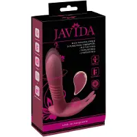 Javida RC - vibromasseur clitoridien télécommandé 3 modes - rouge