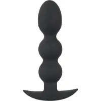 Black Velvets Heavy - plug anal boule 145 g (noir)