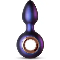Hueman Deep Space - vibromasseur anal rechargeable - silicone violet