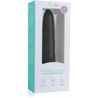 Easytoys - Vibe Collection Power Vibe - vibromasseur bâton torsadé silicone noir