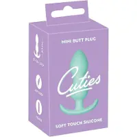 Cuties - plug anal mini - silicone - menthe 2,3 cm