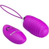 Pretty Love - œuf vibrant - télécommande - silicone violet