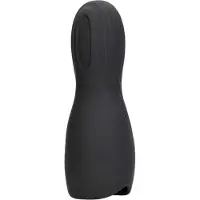 Loveline - masturbateur vibrant rechargeable (noir)