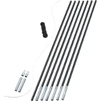 Easy Camp Pole Diy 12.5 Mm Pole Set Argenté 60 cm