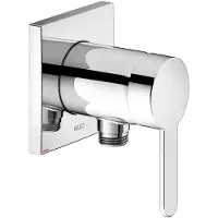 Keuco Mitigeur monocommandé IXMO solo Flat UP avec raccord de flexible. Ros carré vc