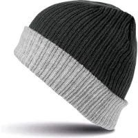 Result Pack 50 Bonnet tress? Marine/Gris - Result RC378X - Taille One Size
