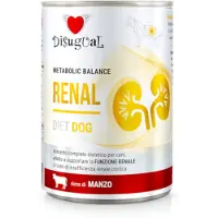 Disugual Aliment Humide Pour Chien Régime Rénal Bœuf 6x400g
