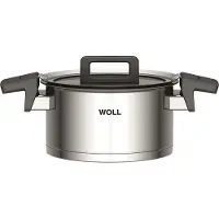 Woll Concept Casserole avec couvercle : Tous feux y compris induction, Ø 18 cm, hauteur 10 cm, 2.5 litres
