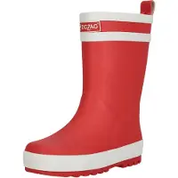 ZigZag Botte en caoutchouc pour enfants , modèle Hurricane, couleur rouge vif, taille 26