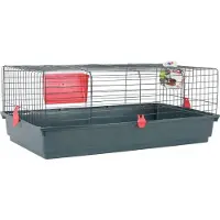 Zolux Cage Classique 100 cm gris-rouge