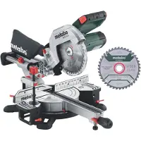 Metabo KGS 216 M Scie À Onglet - 1500W - 216 X 30mm - Poignée Quick - Avec Lame De Scie Supplémentaire