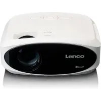 Lenco Projecteur LCD Full HD 1080P avec Bluetooth Blanc