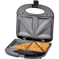 Esperanza Sandwich pan "Asiago, Machine à panini, Argent, Noir
