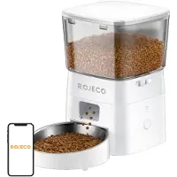 Rojeco Distributeur Automatique De Nourriture Pour Animaux Version Wifi 2l