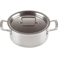 Le Creuset 3-ply casserole avec couvercle 20 cm, 3L