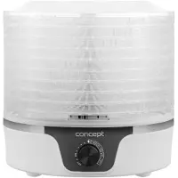 Concept SO1090 Déshydrateur d'aliments, Déshydrateur alimentaire, Blanc, Noir