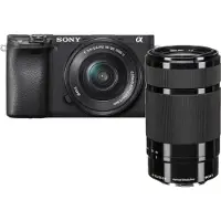 Sony Boîtier Alpha 6400 Noir + 16-50 mm + 55-210 mm