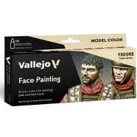 Vallejo Modèle De Visages Peinture Peinture Acrylique De Couleur Couleurs Assorties (Lot De 8)-