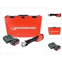 Rothenberger ROMAX 4000 Akku Pressmaschine 18 V elektrohydraulisch + 1x Akku 10,0 Ah CAS +