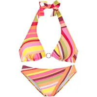 Bruno Banani Bikini jaune / kiwi / orange / rose clair