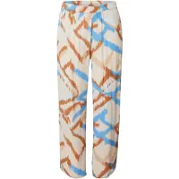 ONLY Carmakoma Pantalon beige / bleu / marron