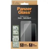 PanzerGlass Protection d'écran Ultra-Wide Fit Anti-bactérienne pour Xiaomi Redmi Note 14 (4G)
