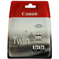 Canon BCI-3EBK, 2-pack cartouche d'encre 2 pièce(s) Original Noir