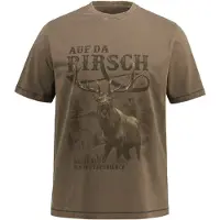 JP 1880 Regular Fit T-shirt Col rond Gris brun,