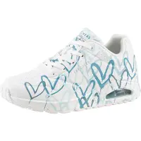 SKECHERS Baskets basses JGOLDCROWN: UNO - SPREAD THE LOVE femmes - Blanc - 37