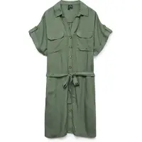 Vero Moda Robe courte VMBUMPY SS SHORT femmes - Vert - EU S