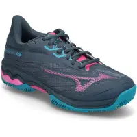 Mizuno Wave Exceed Light 2 Padel - midnight navy/fuchsia purple/enamel blue, Größe:7