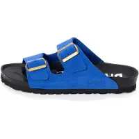 Bayton Mule 'Atlas' bleu / or