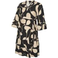Vero moda Maternity Robe 'VERA' sable / noir