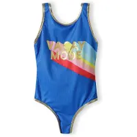 MINOTI Maillot de bain aqua / bleu roi / or / rose