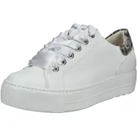 Paul green Baskets basses noisette / brun foncé / blanc
