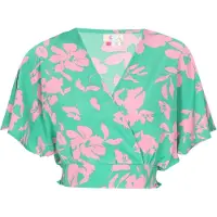 IZIA Haut 'Fashion Look' turquoise / rose clair