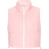 Mymo Gilet rose / blanc