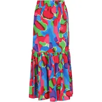 Ebeeza Jupe 'Fashion Look' bleu / vert clair / rose / rouge