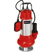 Einhell Pompe pour eaux chargées – GC-DP 1340 G – Débit 23 000 l/h – Corps fonte et inox