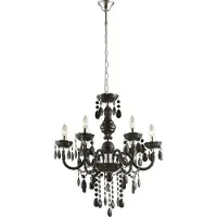 Globo Chandelier Cuimbra I chrome noir