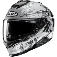 HJC i71 Taurus MC10SF Casque Intégral Mat/Blanc/Noir/Gris S unisex