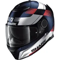 Sharkk Casque Shark Spartan Strad, bleu mat/rouge, XS (53/54)