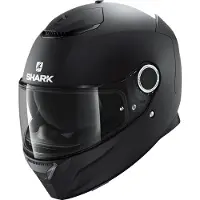 Shark Spartan 1.2 Blank Mat Noir XL