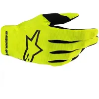 Alpinestars Youth Radar Gloves Yellow Fluo Black Taille S