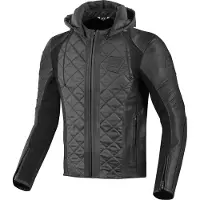 Bogotto Blouson moto Radic en cuir/textile, noir, XS