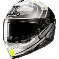 HJC i71 Vizen MC3H Casque Intégral Gris/Jaune néon XL unisex